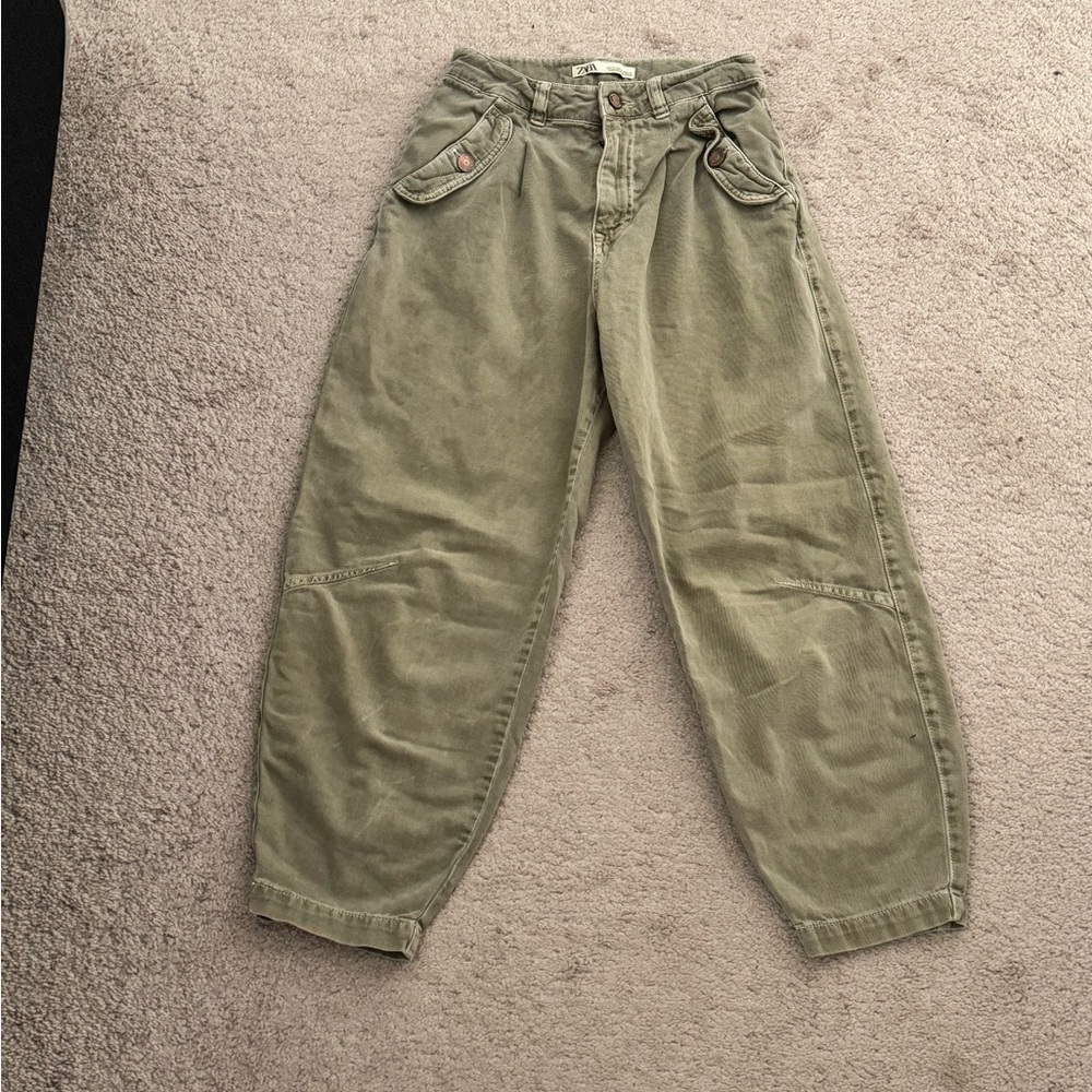 Zara green pants
